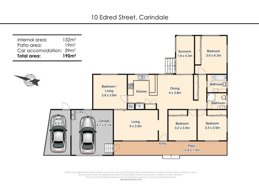 10 Edred Street, Carindale QLD 4152 floorplan