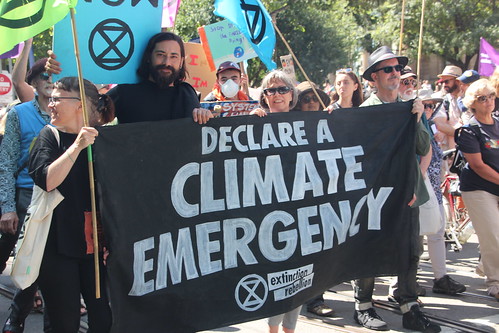 Climate crisis rally