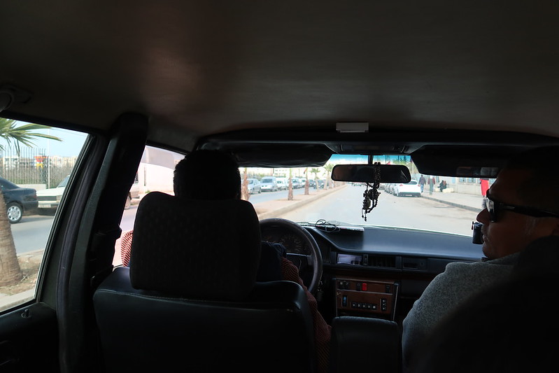 Driving to Fes, Morocco in our Sprinter Van.