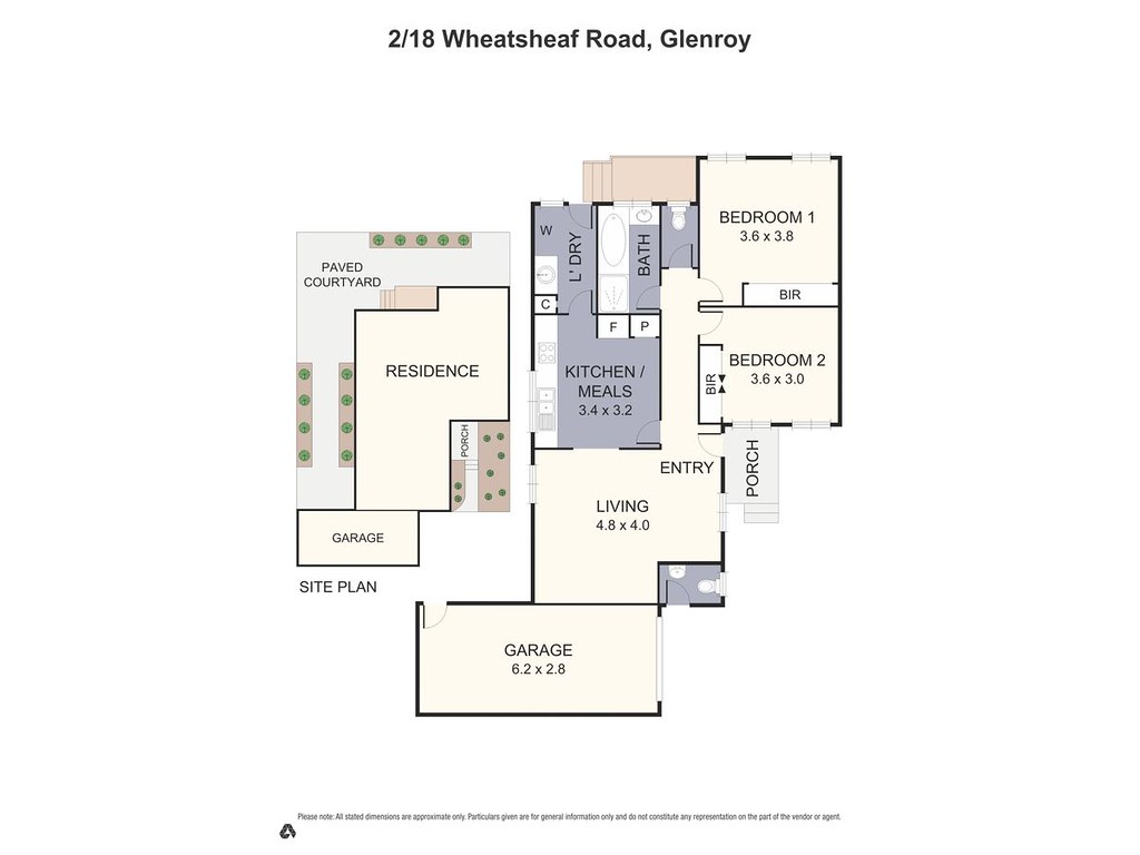 2/18 Wheatsheaf Road, Glenroy VIC 3046 floorplan