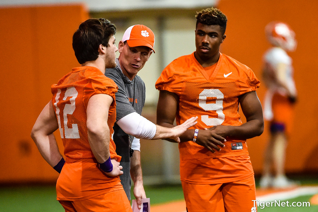 Clemson Football Photo of RJ Mickens and Tyler Venables