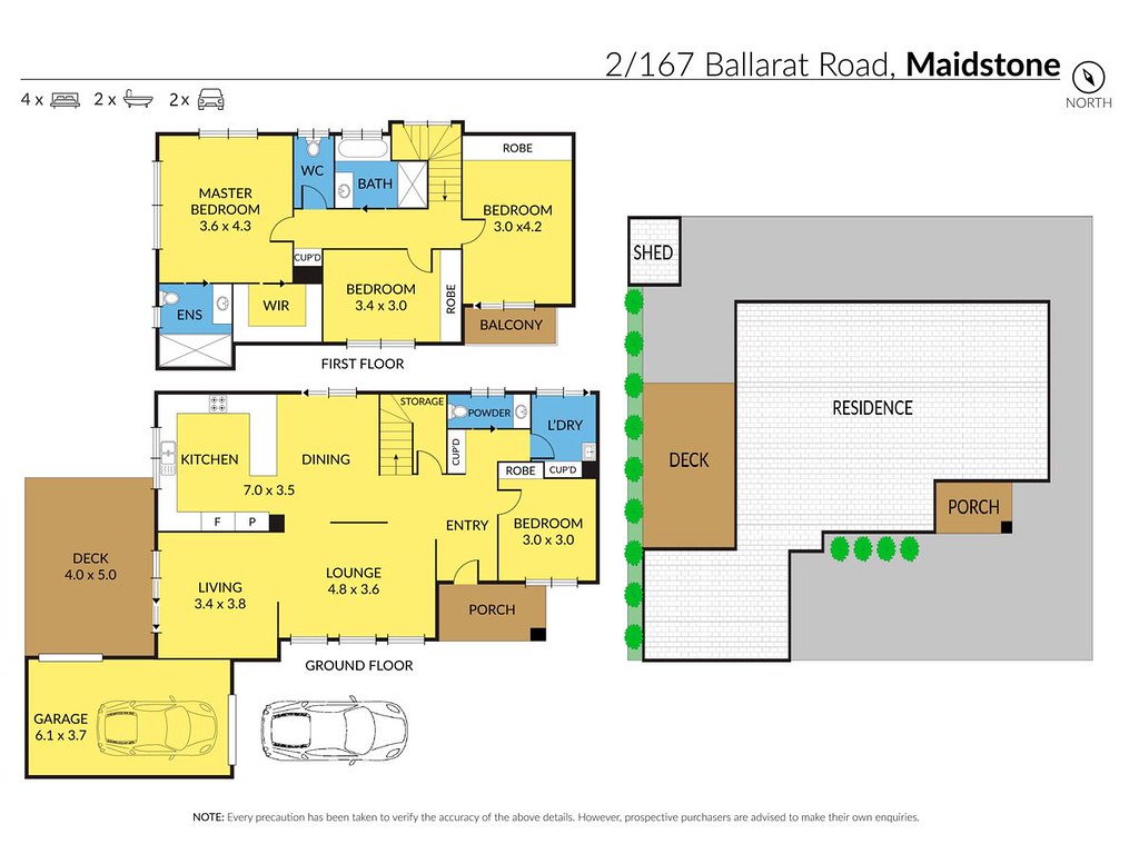 2/167 Ballarat Road, Maidstone VIC 3012 floorplan