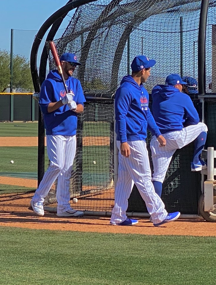 Cubs Baseball Photo of chicago and springtraining and Kris Bryant and Anthony Rizzo
