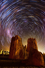 Star Trails at The Pinnacles Desert, Western Australia