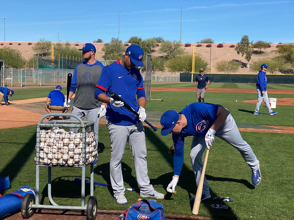 Cubs Baseball Photo of chicago and springtraining and Jon Lester and Jose Quintana
