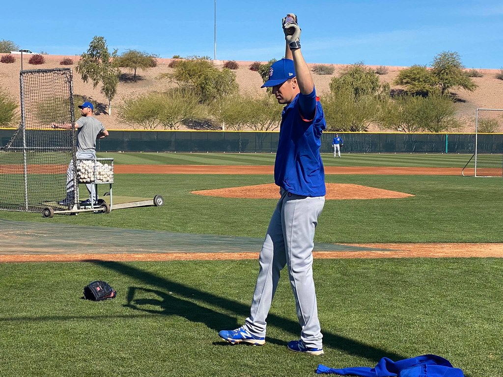 Cubs Baseball Photo of chicago and springtraining and Kyle Hendricks