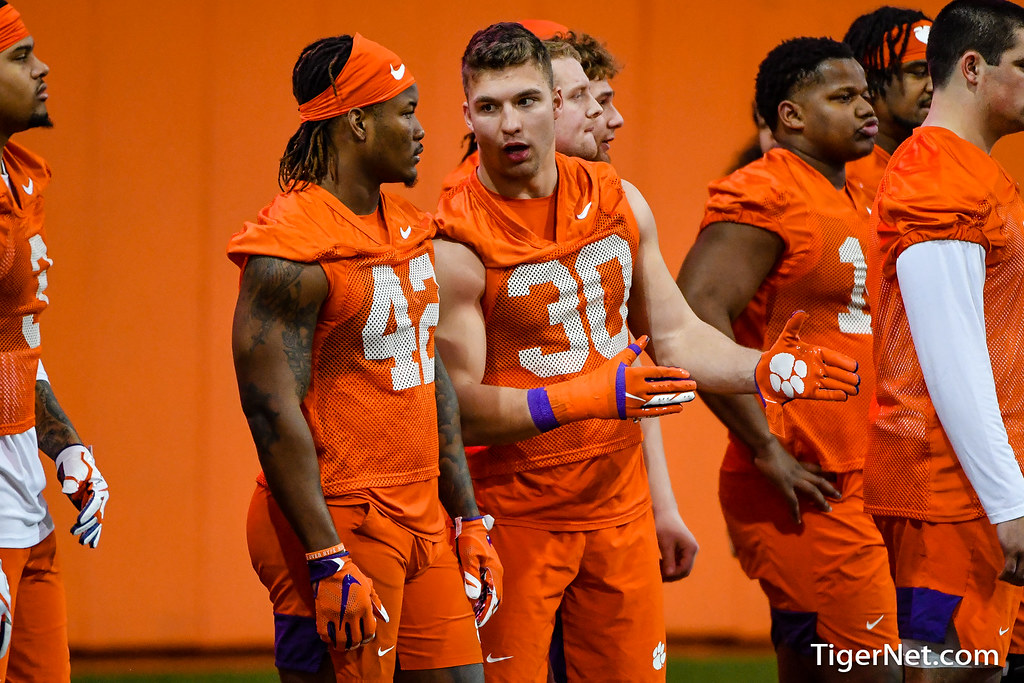 Clemson Football Photo of Keith Maguire and LaVonta Bentley