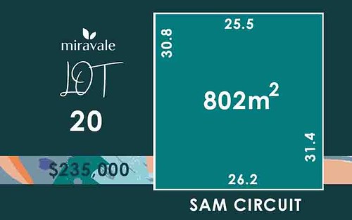 Lot 20, Sam Circuit (Miravale), Angle Vale SA