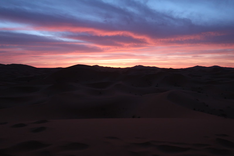 Sunrise on The Red sand Dunes #ZARA 
