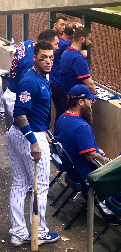 Cubs Baseball Photo of chicago and Javy Baez