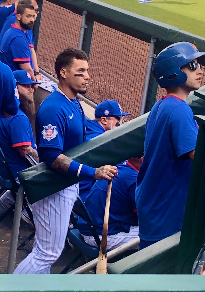 Cubs Baseball Photo of chicago and Javy Baez
