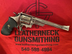 Smith & Wesson Model 29-3. Nickel plated.