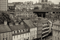 Newcastle upon Tyne, as seen from Robert Stephenson's High Level Bridge