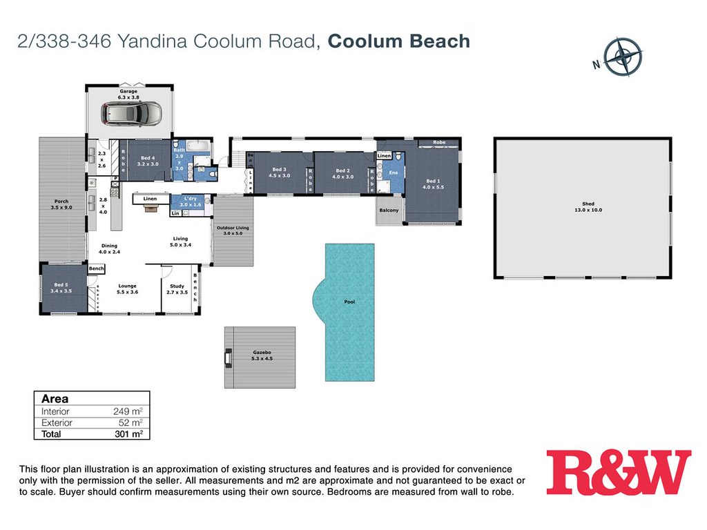 2/338-346 Yandina-Coolum Road, Coolum Beach QLD 4573 floorplan