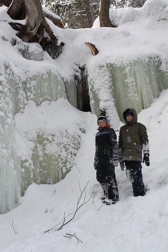 Dog Sledding and Ice Caves of Northern Michigan, March 2020