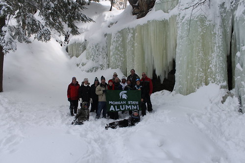 Dog Sledding and Ice Caves of Northern Michigan, March 2020