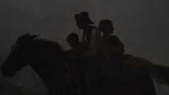 Eastman Johnson,  A Ride for Liberty — The Fugitive Slaves (detail)
