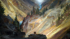 Thomas Moran, Grand Canyon of the Yellowstone (detail)