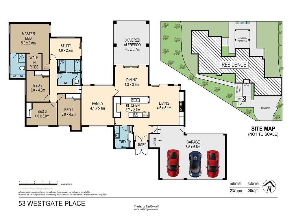 53 Westgate Place, the gap QLD 4061 floorplan