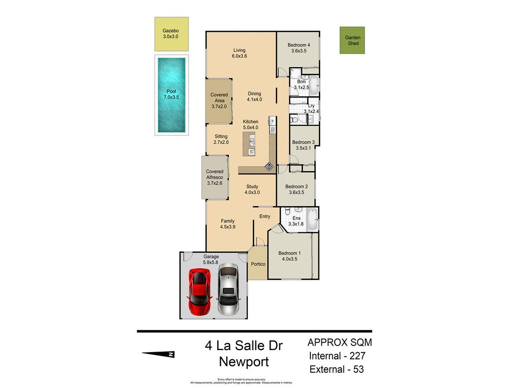 4 La Salle Dr, Newport QLD 4020 floorplan
