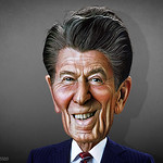 Ronald Reagan - Caricature, From FlickrPhotos