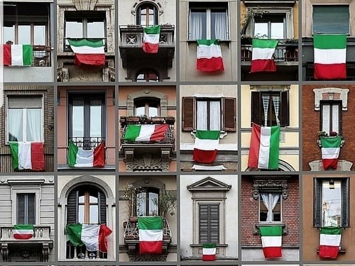 Italian response of solidarity to COVID-19, From FlickrPhotos