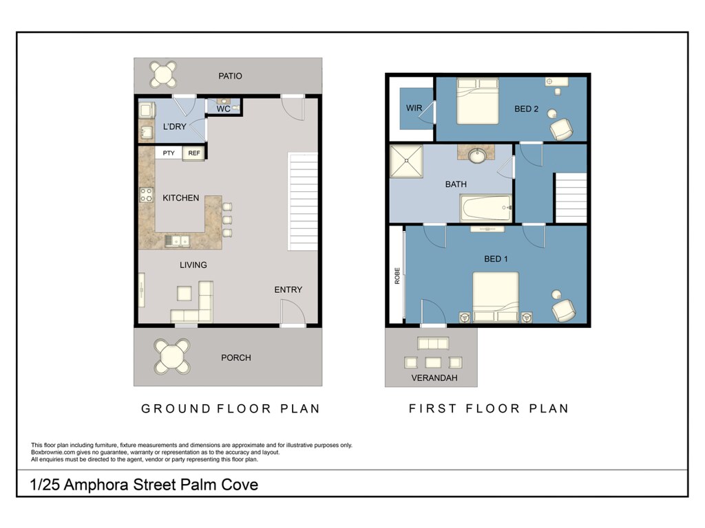 Apartment 1/25 Amphora Street, Palm Cove QLD 4879 floorplan
