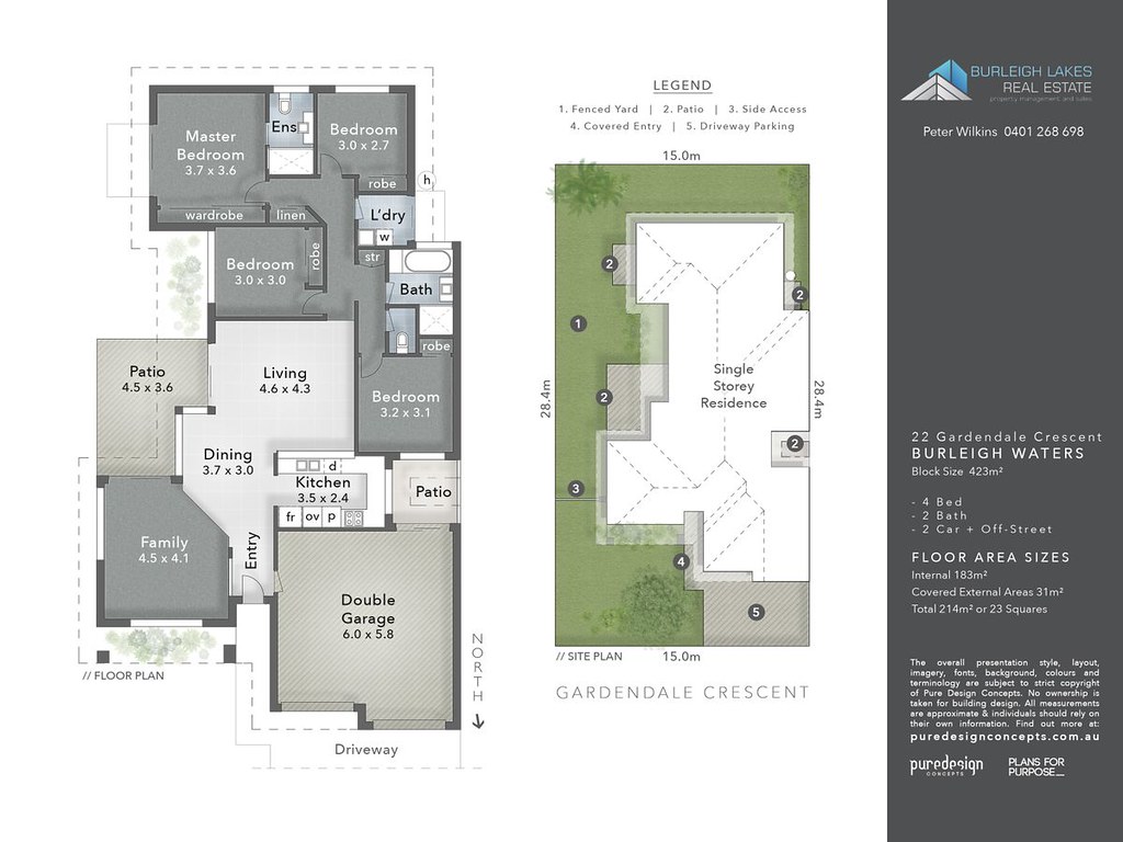 22 Gardendale Crescent, Burleigh Waters QLD 4220 floorplan