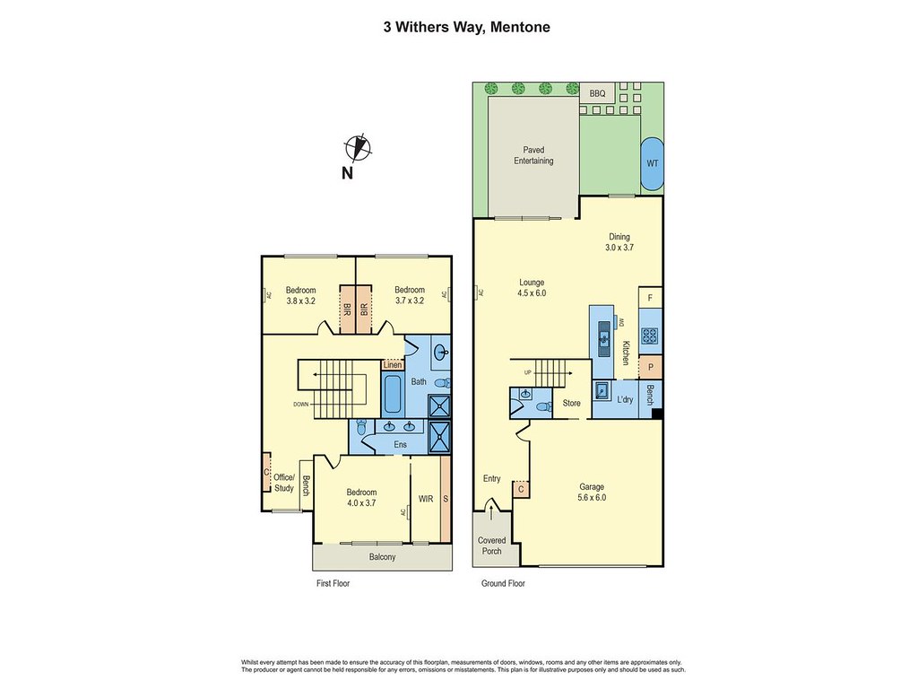 3 Withers Way, Mentone VIC 3194 floorplan