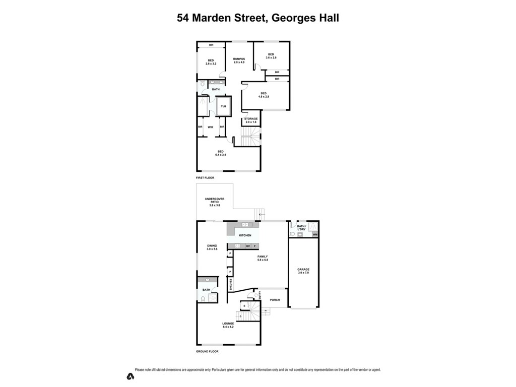 54 Marden Street, Georges Hall NSW 2198 floorplan