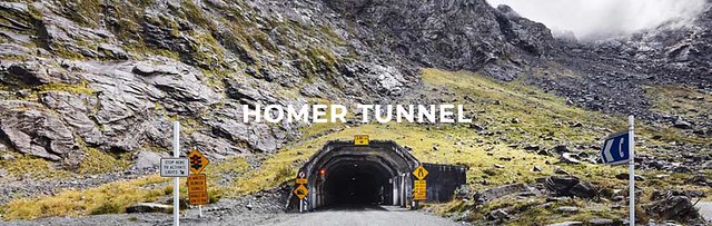 荷馬隧道 (Homer Tunnel)  