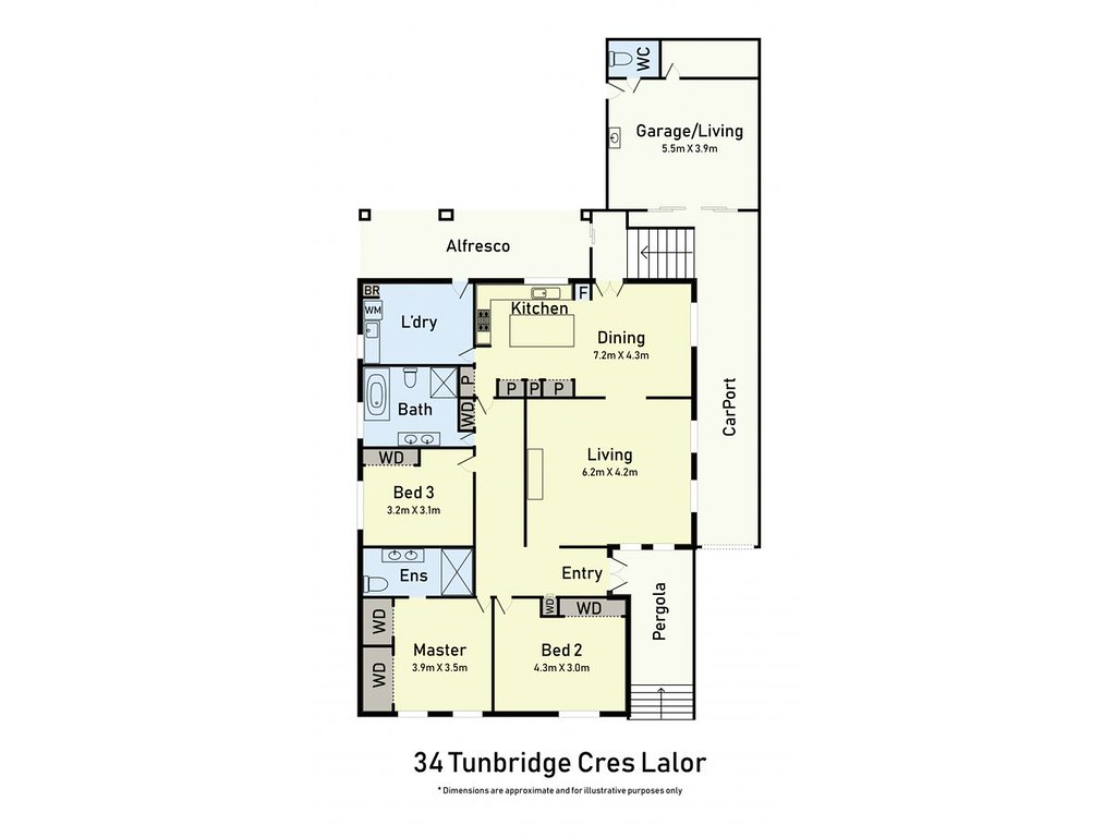 34 Tunbridge Crescent, Lalor VIC 3075 floorplan