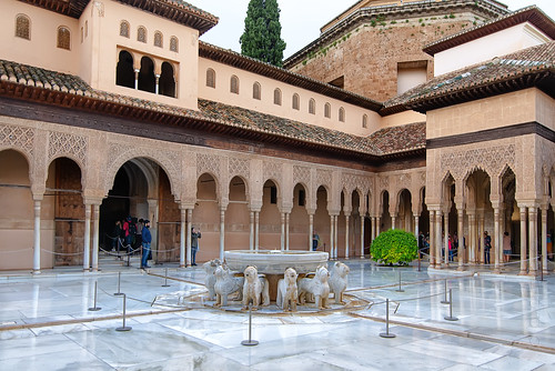 Patio de los Leones, Alhambra, Granada - a photo on Flickriver