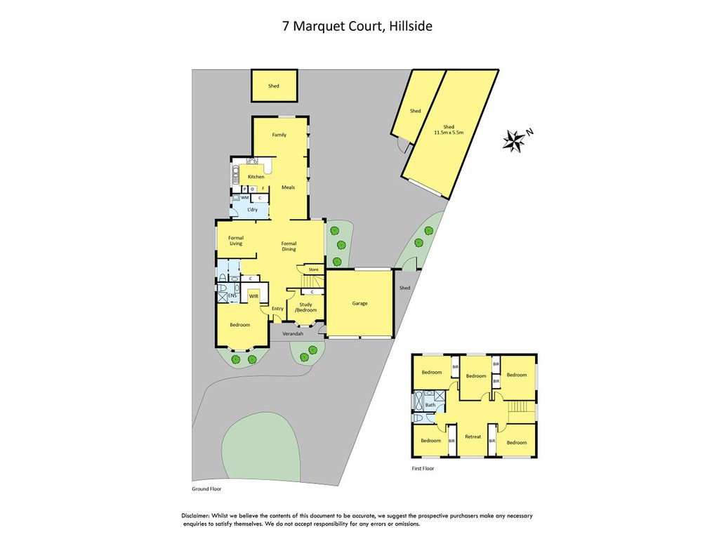 7 Marquet Court, Hillside VIC 3037 floorplan