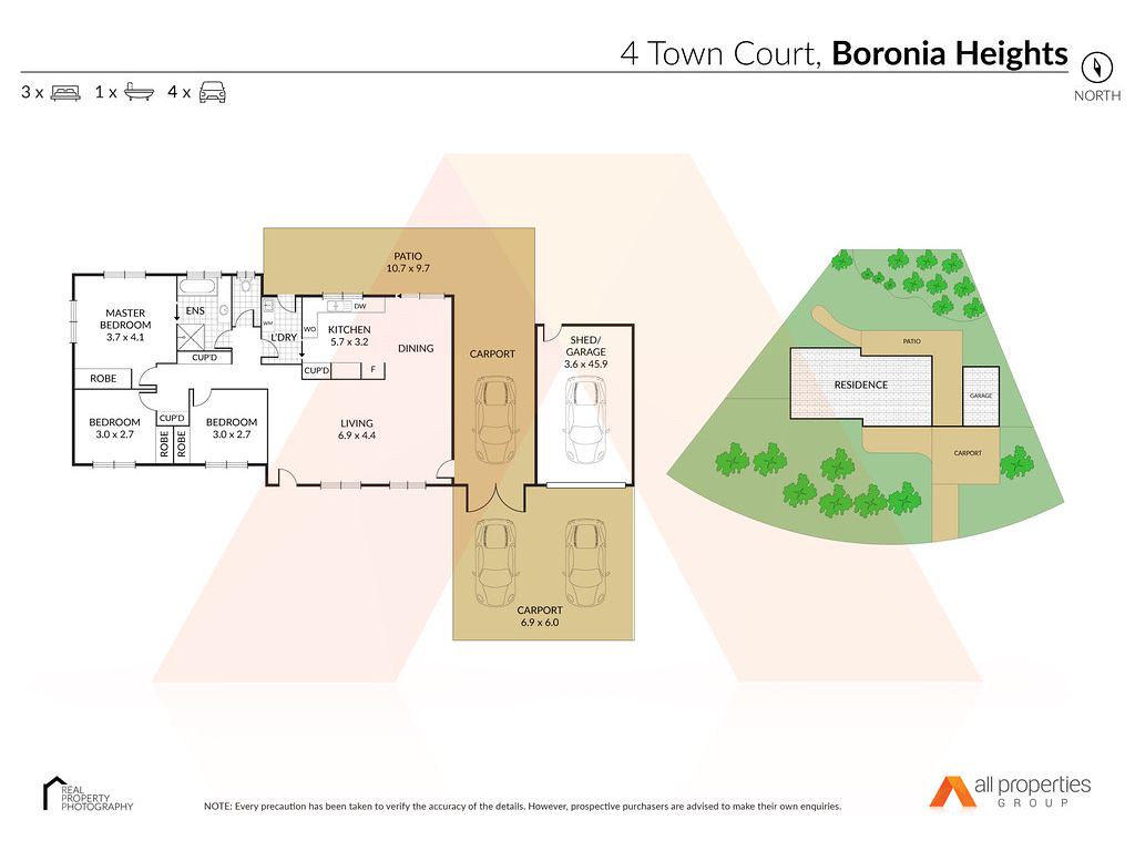 4 Town Court, Boronia Heights QLD 4124 floorplan