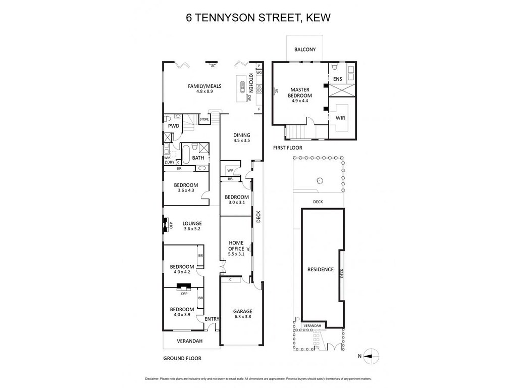 6 Tennyson Street, Kew VIC 3101 floorplan