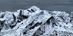 Mont Blanc 40x20cm Acrylique sur toile VENDU
