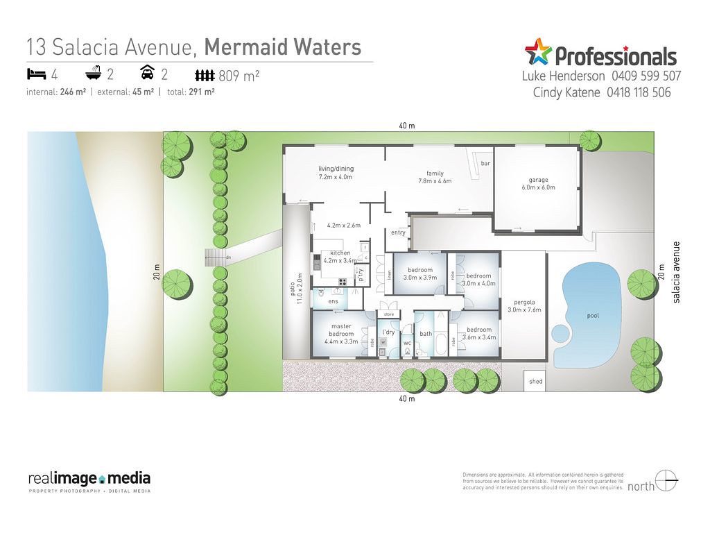 13 Salacia Avenue, Mermaid Waters QLD 4218 floorplan