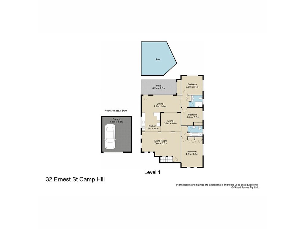 32 Ernest Street, Camp Hill QLD 4152 floorplan