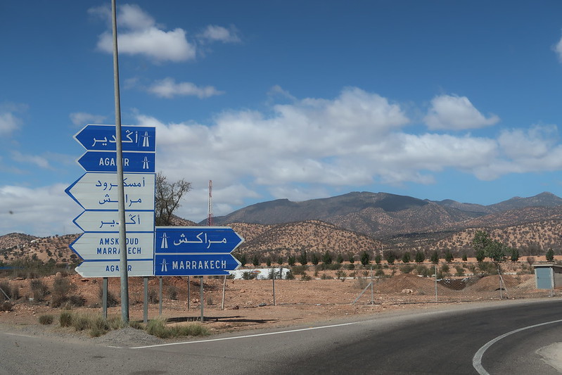 Border run from Agadir to Ceuta. Border closed. Morocco Spain.