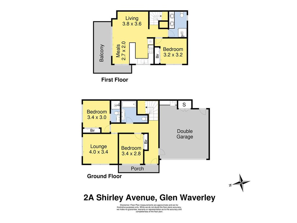 2A Shirley Avenue, Glen Waverley VIC 3150 floorplan