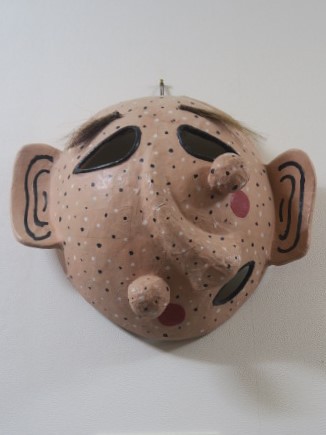Masque de vieille femme, Musée du masque, Hahoe (Corée du Sud)
