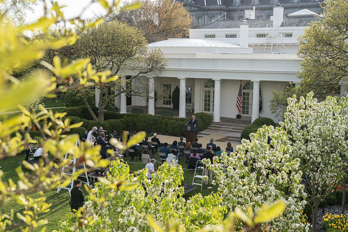 President Trump Delivers Remarks at the by The White House, on Flickr