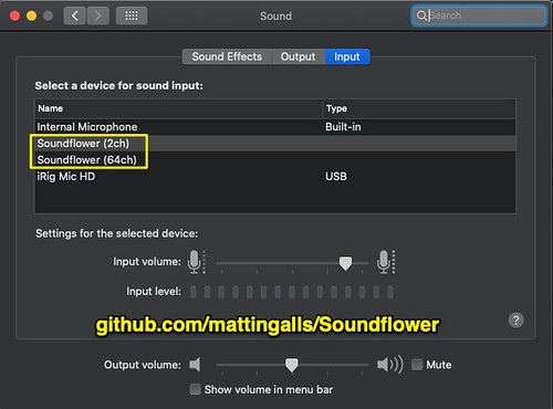 Soundflower Installed on MacOS by Wesley Fryer, on Flickr