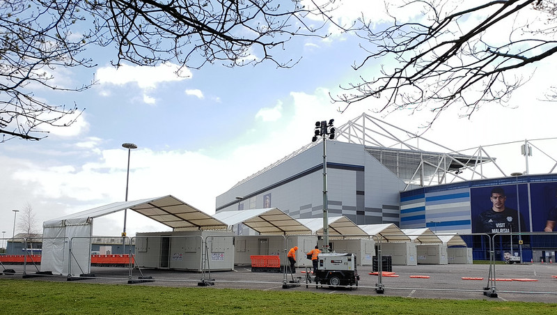 Coronavirus Cardiff City Stadium<br/>© <a href="https://flickr.com/people/28301424@N04" target="_blank" rel="nofollow">28301424@N04</a> (<a href="https://flickr.com/photo.gne?id=49727746632" target="_blank" rel="nofollow">Flickr</a>)