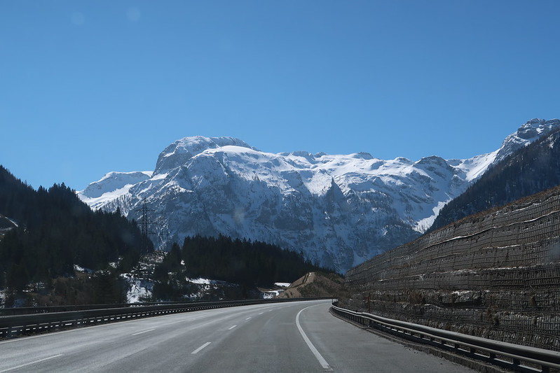Driving across Europe for isolation