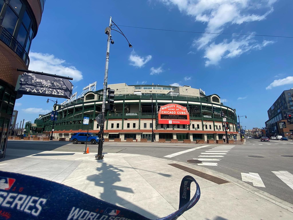 Cubs Baseball Photo of wrigley and field
