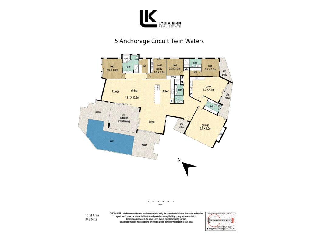 5 Anchorage Cct, Twin Waters QLD 4564 floorplan
