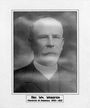 Rev. William Webster, Presbyterian Minister, St. Andrew's Oakleigh, 1900-1912