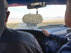 Driving towards Kyrgystan.